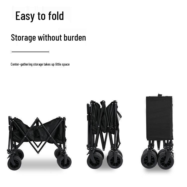 Portable Outdoor Camping Handcart and Picnic Trolley