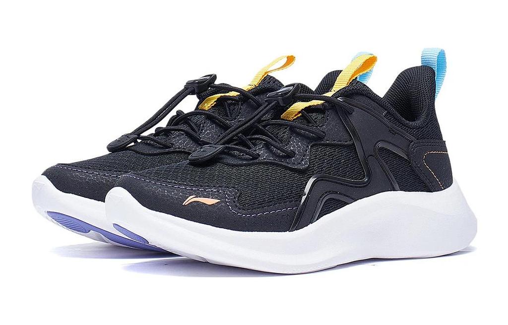 Li Ning YOUNG Antelope 3.5 Comfortable Cushioning, Wear Resistant Low Top Kids' Running Shoes Black Kids' YKNT090-1