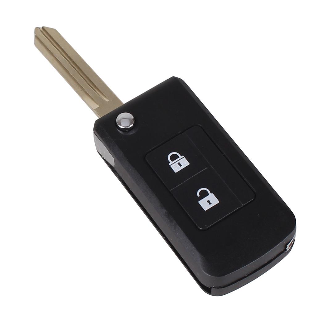 KEYYOU Modified Folding Flip Remote Car Key Shell 2 Buttons Keyless Entry Case for Subaru Outback Legacy