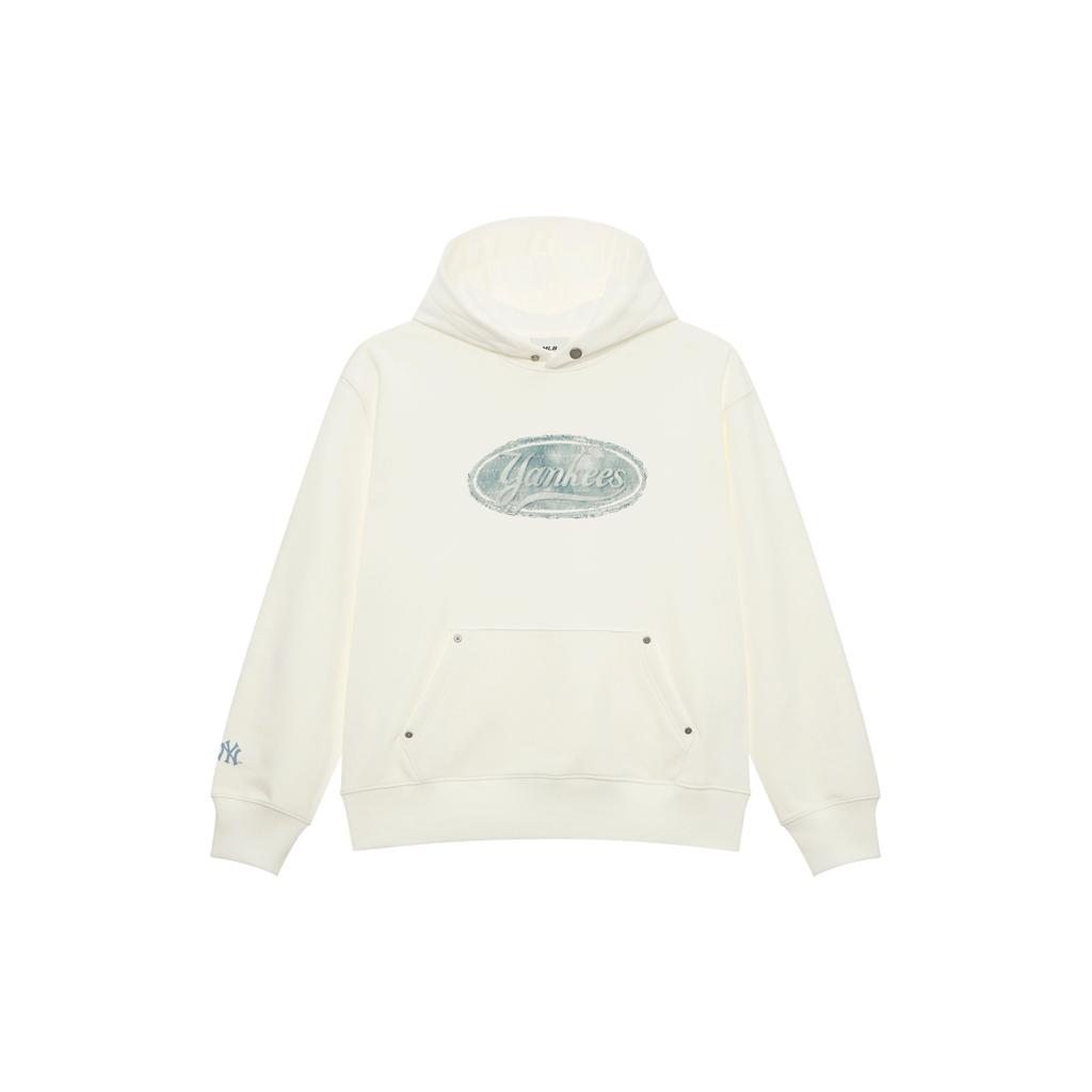 MLB Monogram Vintage Sports Casual Printed Fashion Simple Loose Comfortable Long Sleeve Hoodie Unisex Hoodies Cream 3AHDM0551-50CRS
