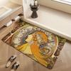 Art A-Alphonse M-Mucha Illustration Door Mat Washable Non-Slip Living Room Sofa Chairs Area Mat Kitchen Toilet Rug