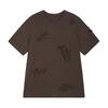JNBY 2025 Autumn Loose Fit Cotton Short Sleeve T-shirt