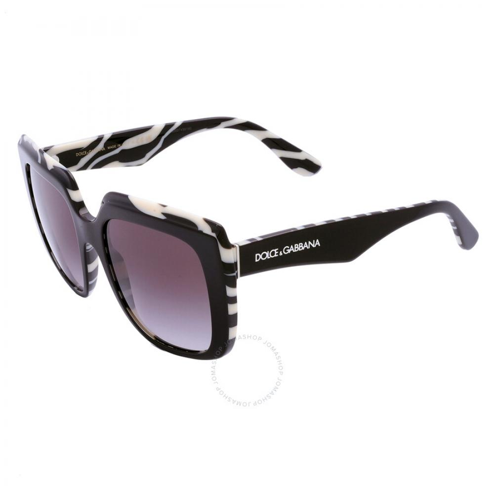 Gray Gradient Square Ladies Sunglasses Dg4414 33728g 54