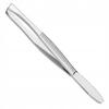 Donegal Slanted Silver Eyebrow Tweezers