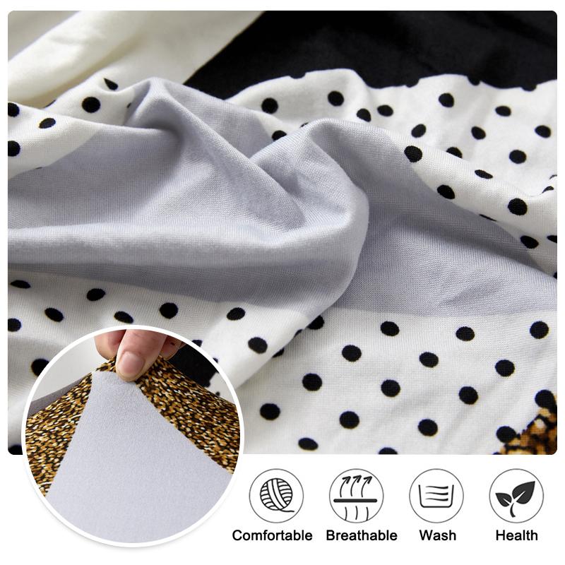 Stretch Sofa Cover Geometry  For Living Room Furniture Protector Couch Cover With Elastic Bottom Sofa Slipcovers For Pets, Kids