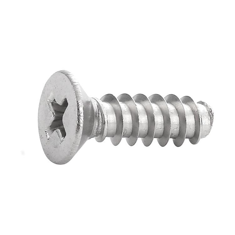 304 Stainless Steel Phillips Flat Head Self-Tapping Screws - Countersunk