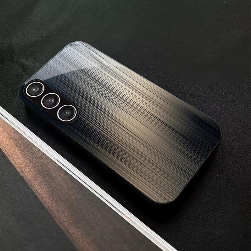 Men's section Temperament PhoneCase Glass PhoneCase for Samsung Galaxy S26 S25 S24 S23 S22 S21 FE Ultra Plus Dropresistant