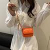 Rhombus Retro Chain Early Autumn New Fashion Trend Solid Color Fashion Shoulder Crossbody Small Square Bag