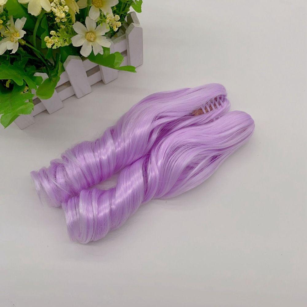 Pferdeschwanz, BJD, SD-Puppe, Haarklemmpuppe, langes lockiges Haar, Pferdeschwanz, Plüschpuppe