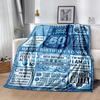 Happy 60th Birthday Celebration Blanket Ultra-Soft Great for Seaside Office Bed All-Season Use Warmthful Decor