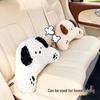 Plush Cartoon Car Neck and Lumbar Support Cushion