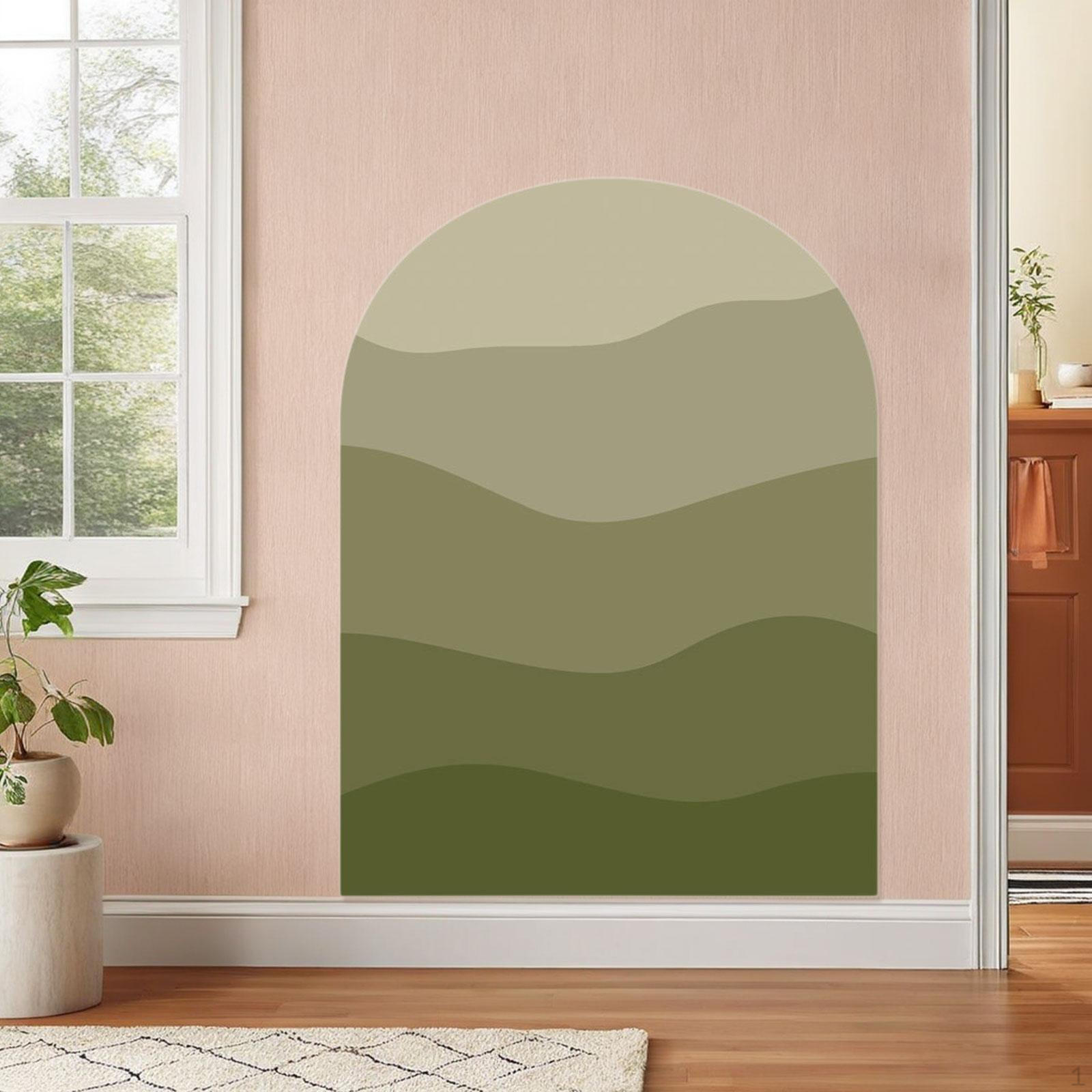 

Bohemian Arch Wall Decal PVC Wallpaper for Home, Family Background Decor Classroom And Living