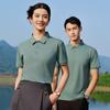 Men's Solid Color Business Casual Polo Shirt