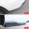2Pcs Universal Carbon Fiber Car Rear Bumper Protector Rear Diffuser Side Lip & Corner Protector Kit Auto Body Styling Accessory