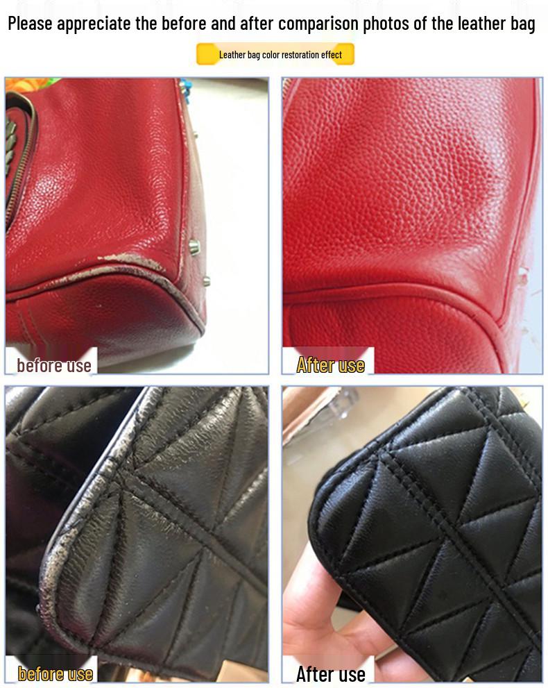 Echtes Leder Sofa & Autositz Reparaturcreme - Stellt Risse, Kratzer, Abblättern & Abnutzung wieder her