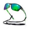 1pc Stylish Sports Sunglasses For Men & Women Outdoor Cycling Driving Fishing Polarized Fashion Glasses Comes With Strap