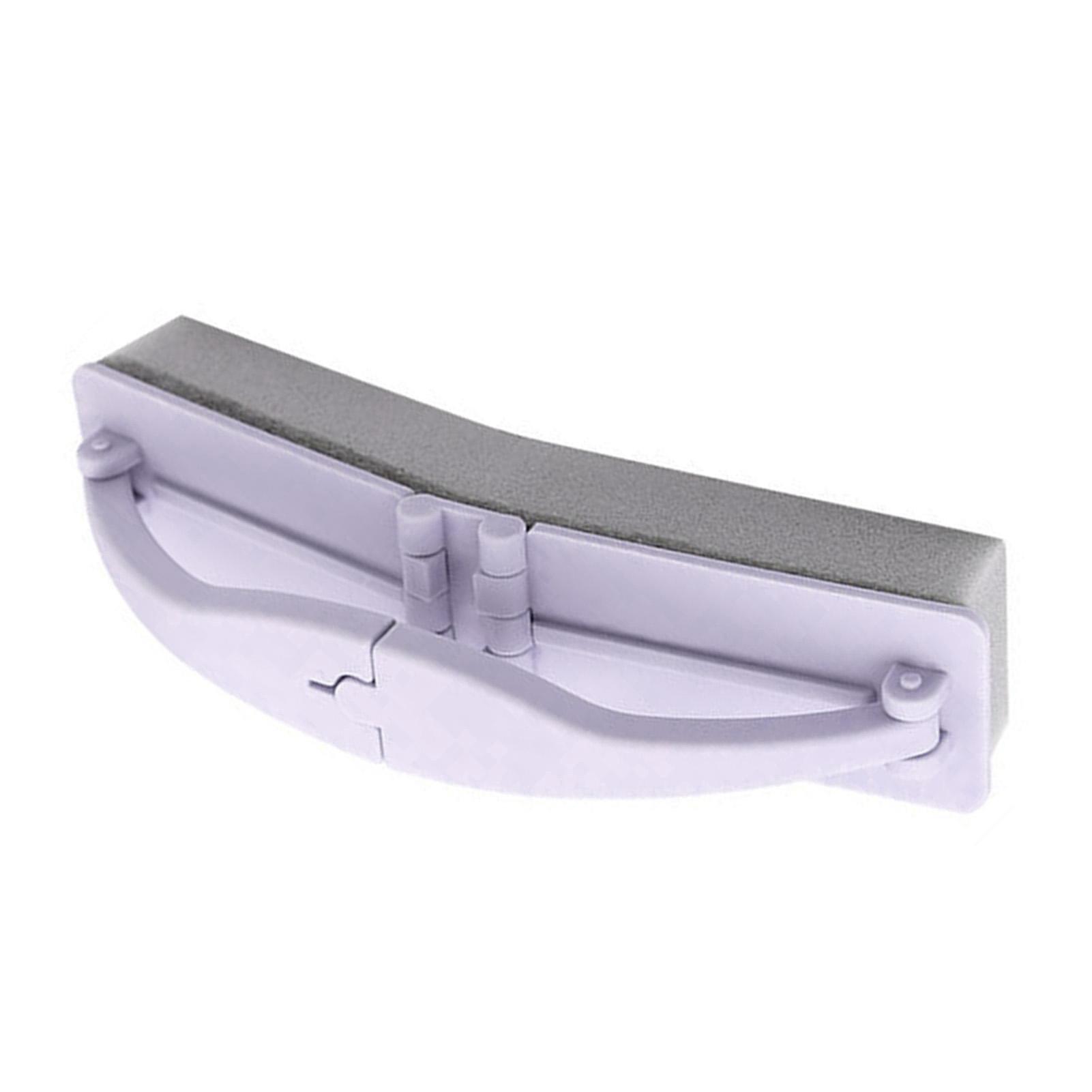 Складная губка для чистки Складная ручка Кухонный скребок Губка с контролем воды для кухни, ванной комнаты, ванны фиолетовый