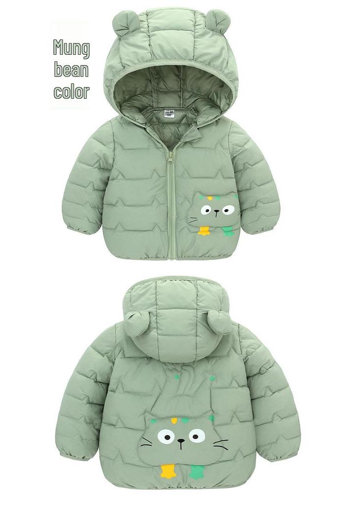 Nuovo Piumino con Cappuccio Autunno/Inverno per Neonati e Bambini - Capo d'Abbigliamento Leggero Imbottito in Cotone per Bambini e Bambine