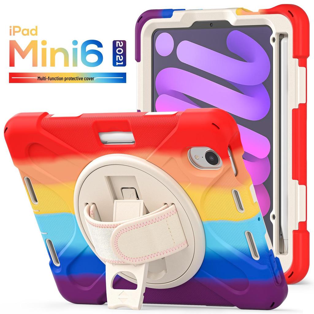 iPad mini6 8.3 Inch Protective Case with Nylon Hand Strap