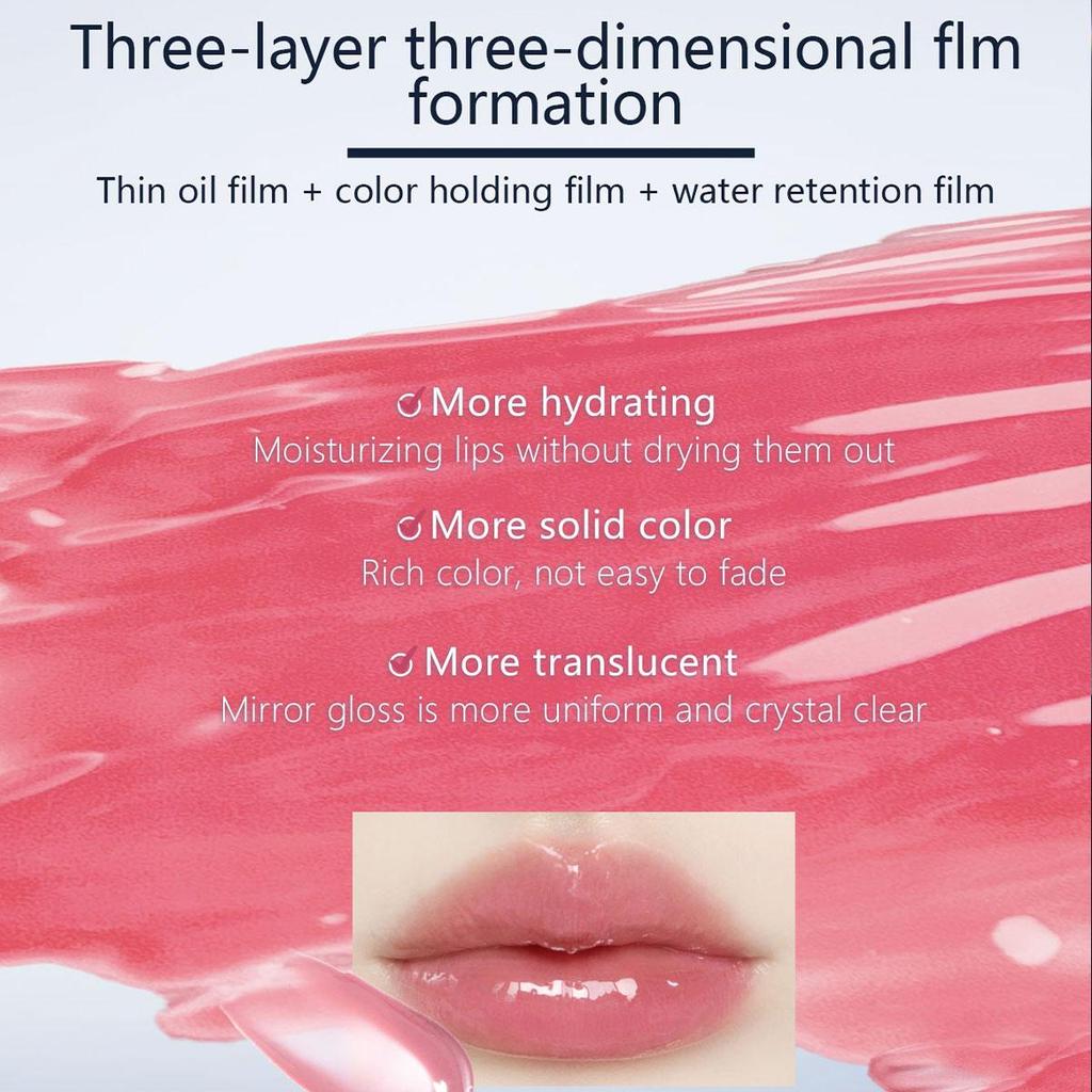 Uhue Mirror Lip Glaze  3ml/0.1 fl.oz (6Color options)