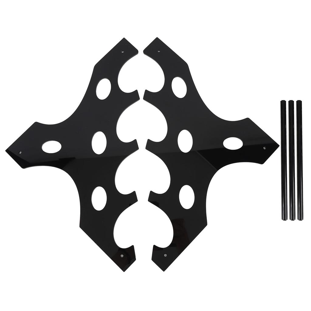 Acrylic Sword Display Stand 4 Tier Versatile Desktop Sword Display Holder for Home