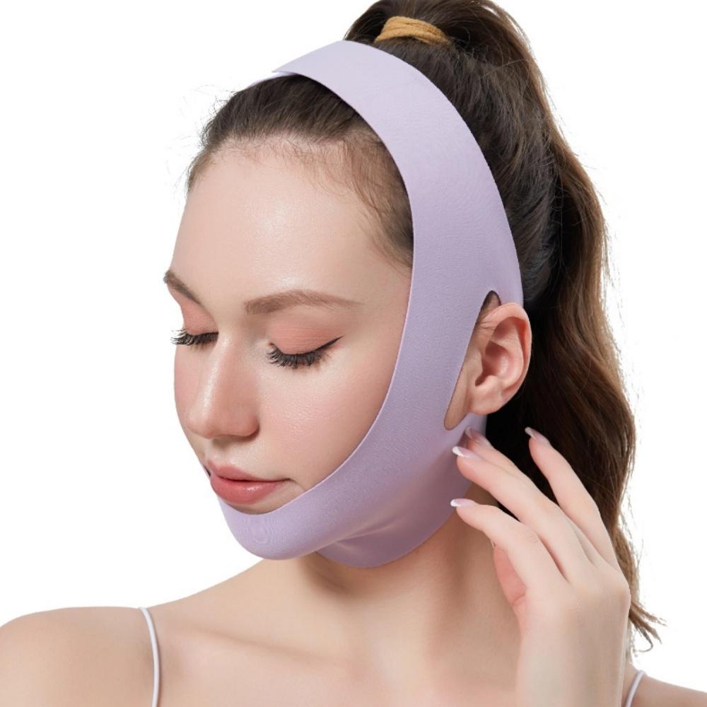 

V-образная повязка для подтяжки лица V-образная маска спортивная медицинская подтяжка подбородка щек ремешок для похудения контуры красоты пояс для женщин