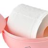 Cute Tissue Box Cover Decorative Animal Plastic Round Facial Tissue Holder for Bathroom Tabletop