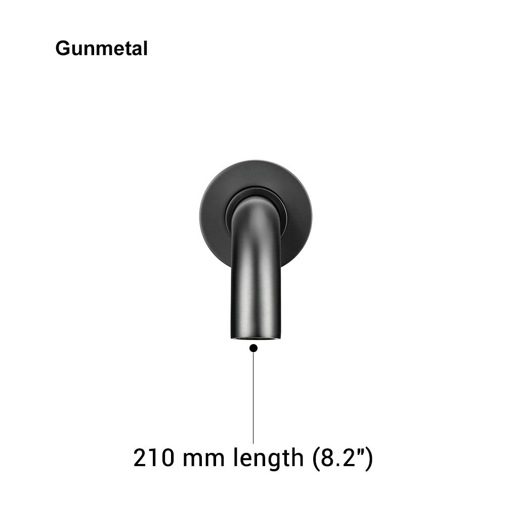 Bagnolux Black Brushed Polished Chrome Stainless Steel Rose Gold Brass Round Bathtub Spout Basin Bathroom Faucet
