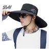 Windproof Hat for Riding Sun Men And Women, Breathable Wide Brim Fishing Outdoor Work Hat, UV Protection Cap Camping Hiking Gardening