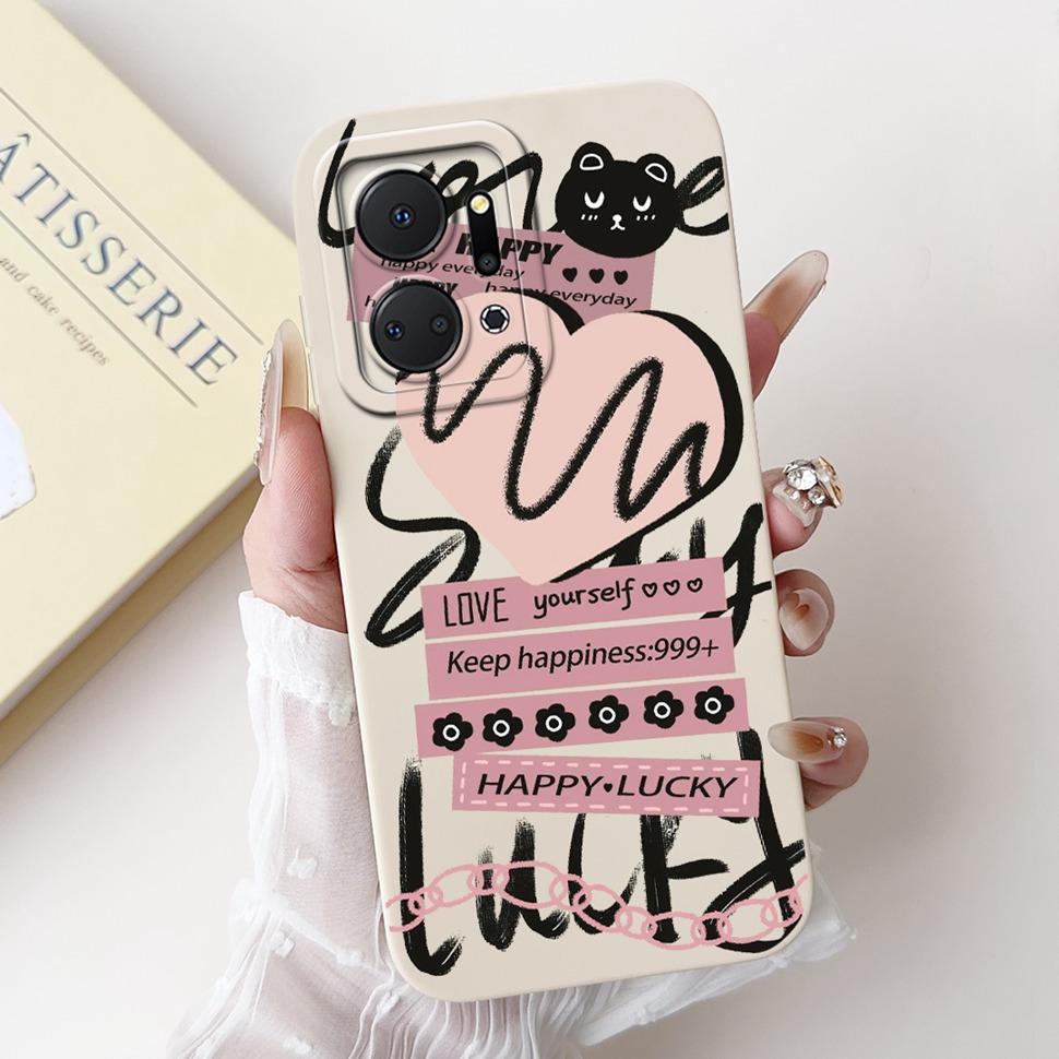 Luxury Painted Cover For Honor X7a 4G Case 2023 Silicone Soft Fundas Phone Case For Honor X7A X 7a HonorX7a Coque Capa