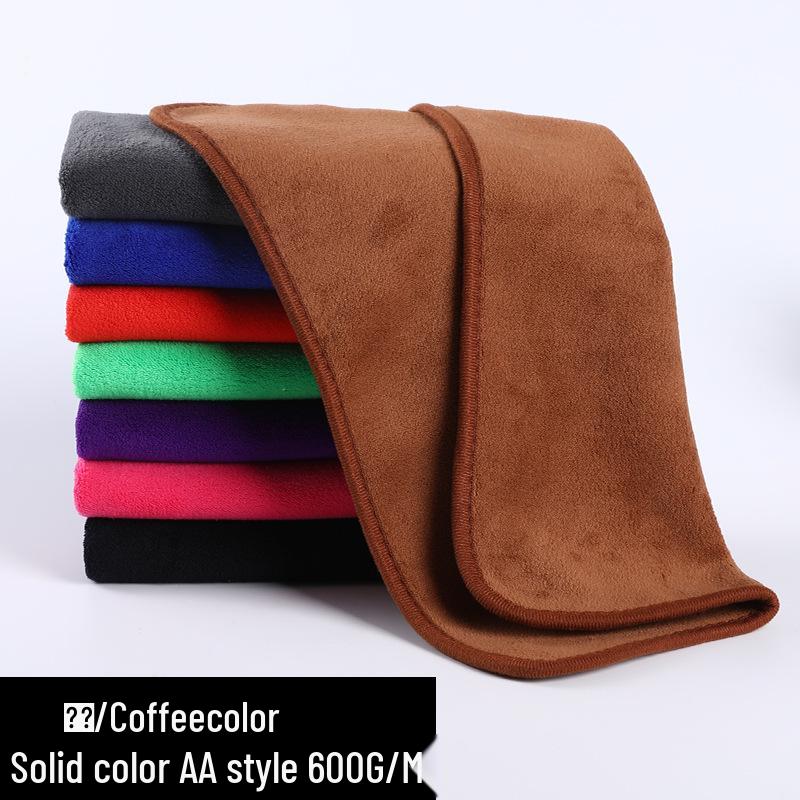 Two-Color Coral Fleece Towels: Perfect for Car Wash, Cleaning, Fishing Gear, or Kitchen Use
