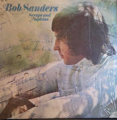 LP Record BOB SANDERS  Scraps and Napkins SFS802 Sweet Fortune R 1973 US Rock Used
