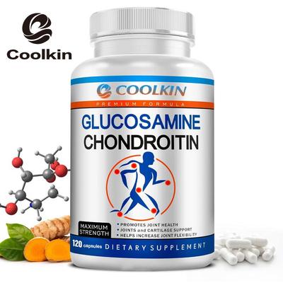 Glucosamina Condroitina 2100mg - Boswellia, Cúrcuma, Quercetina, MSM - Saúde das Articulações