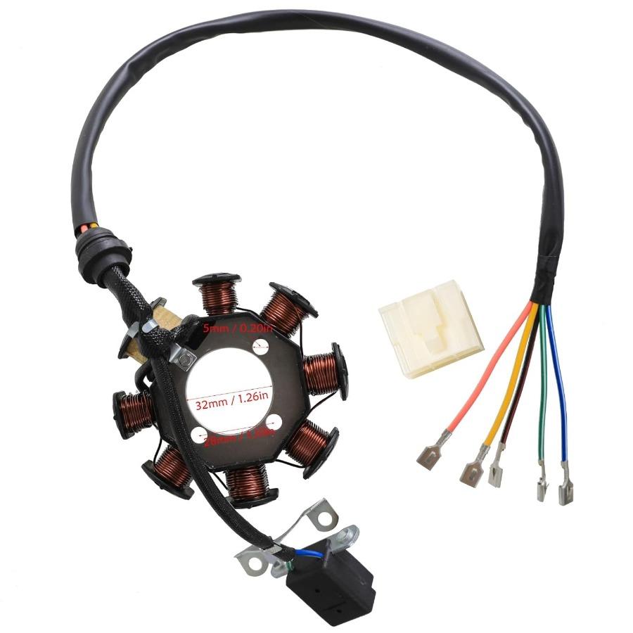 

Complete Wiring Harness Kit for 4Stroke ATV 150CC 200CC 250CC 300CC Quad Bike Buggy Go Kart Wire Harness Loom Coil CDI Solenoid United States