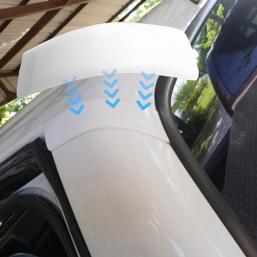 Bílá boční lišta střechy zesílená LH+RH pro Ford F250 F350 Super Duty 1999-2007