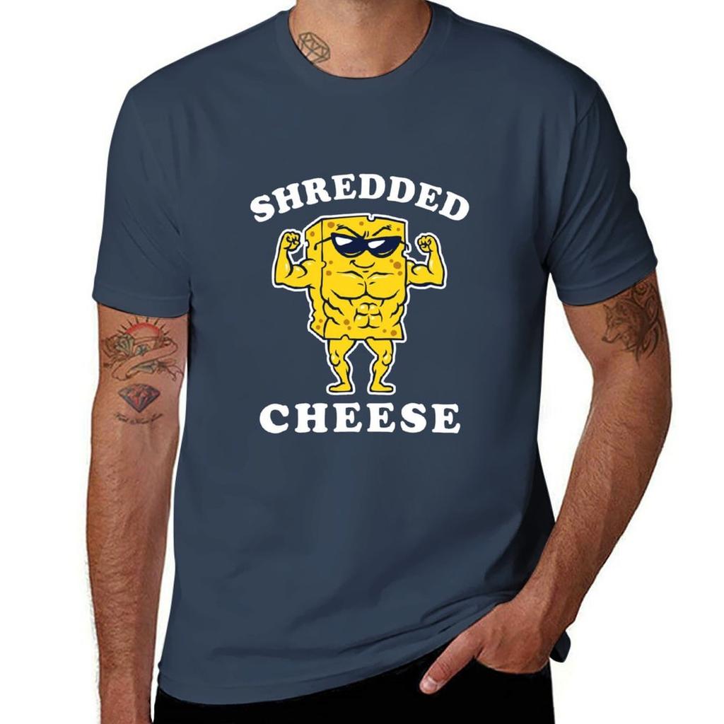 Shredded Cheese TShirt Anime T Shirts for Man T Shirts with Prints TShirt