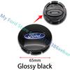 4Pcs 65mm Aluminum Wheel Center Hub Caps Rim Cover For Ford Fiesta Fusion Explorer Shelby Mondeo qd0 Auto Tuning Styling Accessory