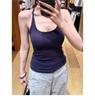 Summer 2026 Women's Halter Neck Camisole: Slimming Waist, Padded Bra, Anti-Side-Boob, Beautiful Back Design
