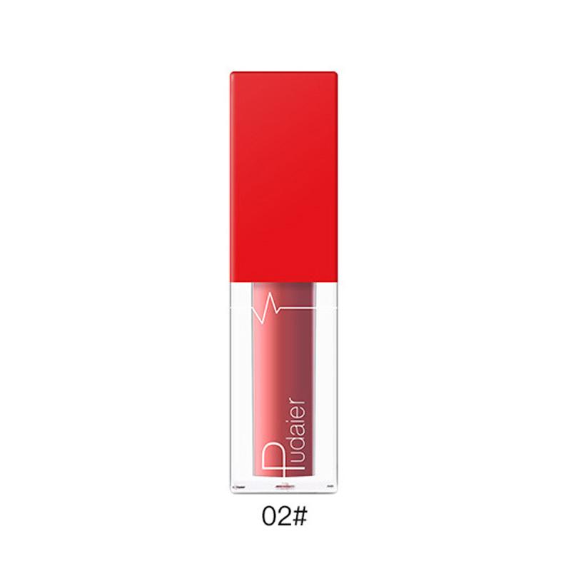 Pudaier 's New Non-stick Cup Lip Gloss Nude Matte Non-fading Lipstick Waterproof Lip Makeup