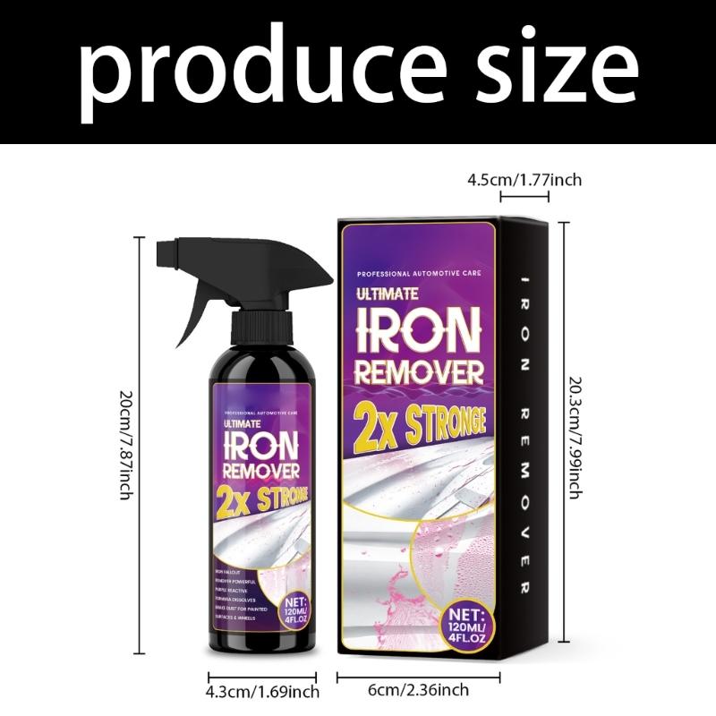 Powerful Rust Remover Liquid for Automotive Parts & Metal Surfaces 120ml Compact Size Rust Cleaner for Easy Application