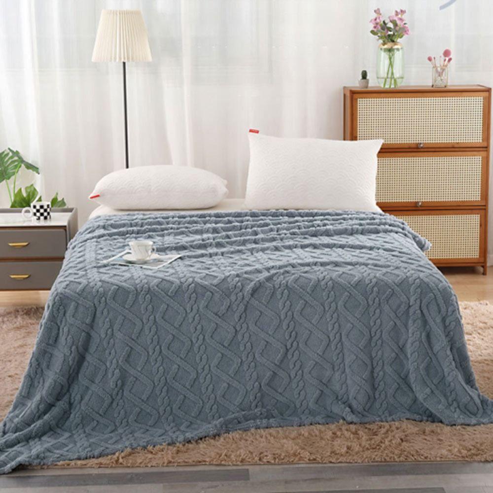 Washable Couch Blanket Flannel Fleece Bed Blanket Modern Throw Blanket  Living Room
