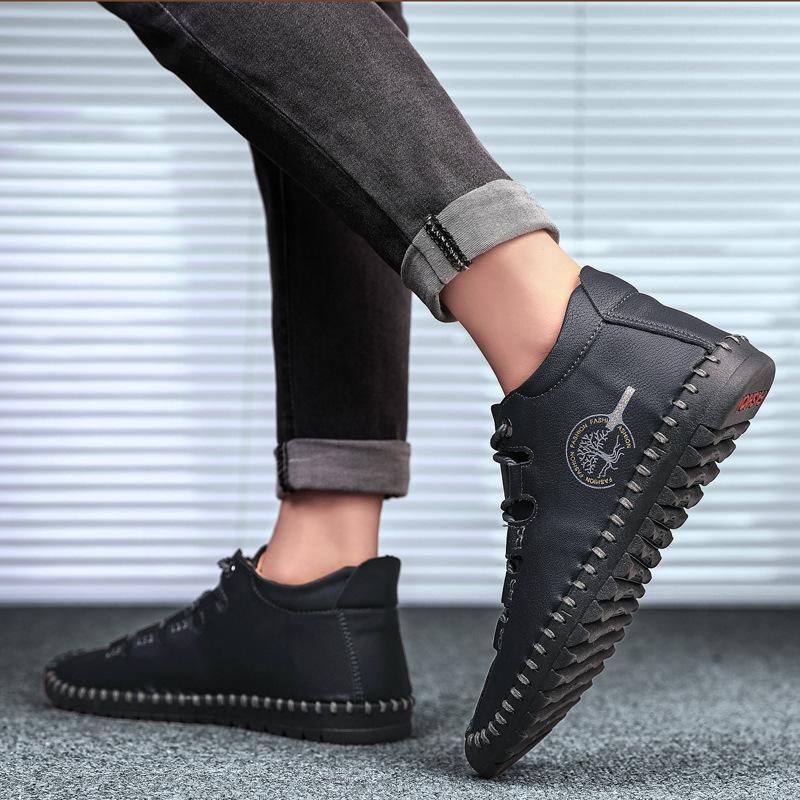 2024 Large Men's Shoes Casual Men's Fashion Leather Shoes Men's Casual Fashion Shoes