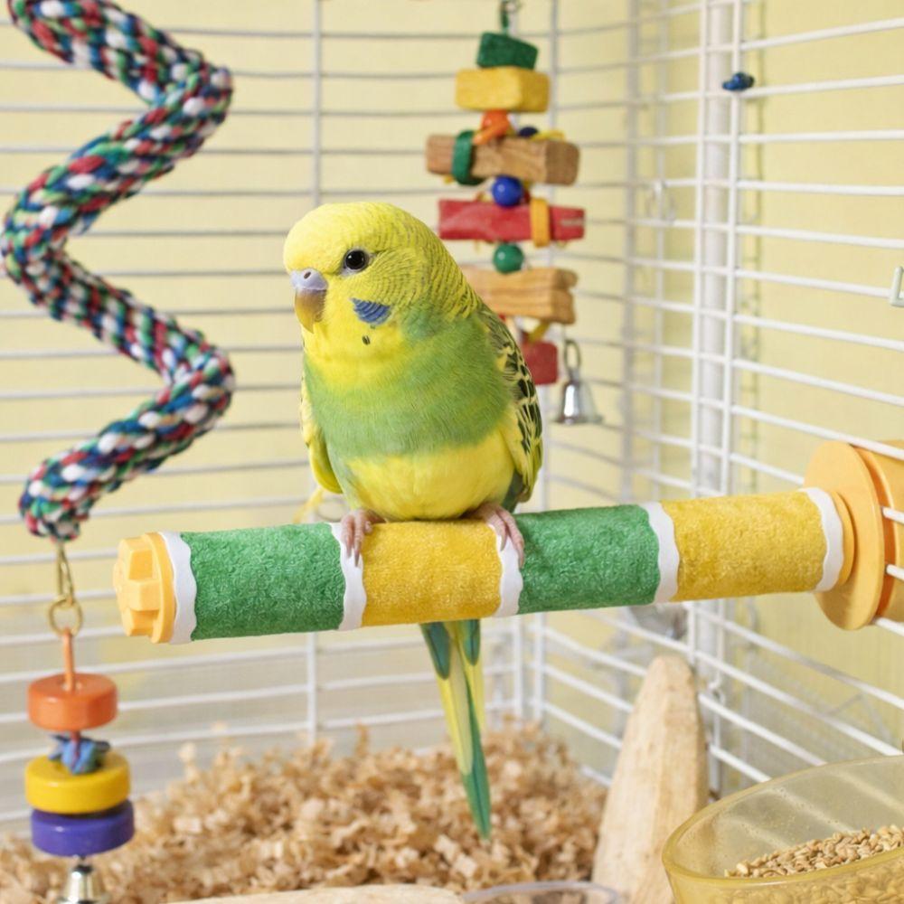 Non-slip Parrot Perching Station Rack Wear-resistant Parrot Grinding Stand  Bird Cage