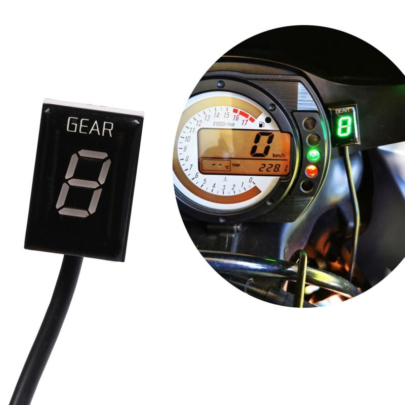Universal 6 Speed Moto Display Digital Led Display Neutral Gear Motorcycle Off-Road Indicator Light for Z900 Z800 Zx6R S