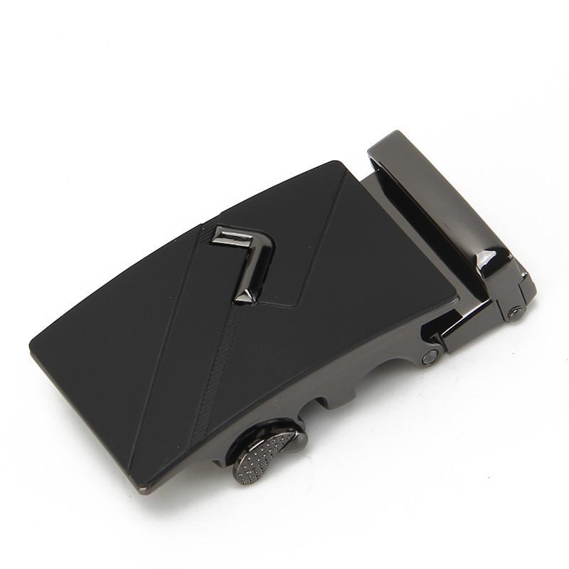 Mens Fashionable 35cm Automatic Buckle Waist Belt Durable Metal Design For Business Casual Or