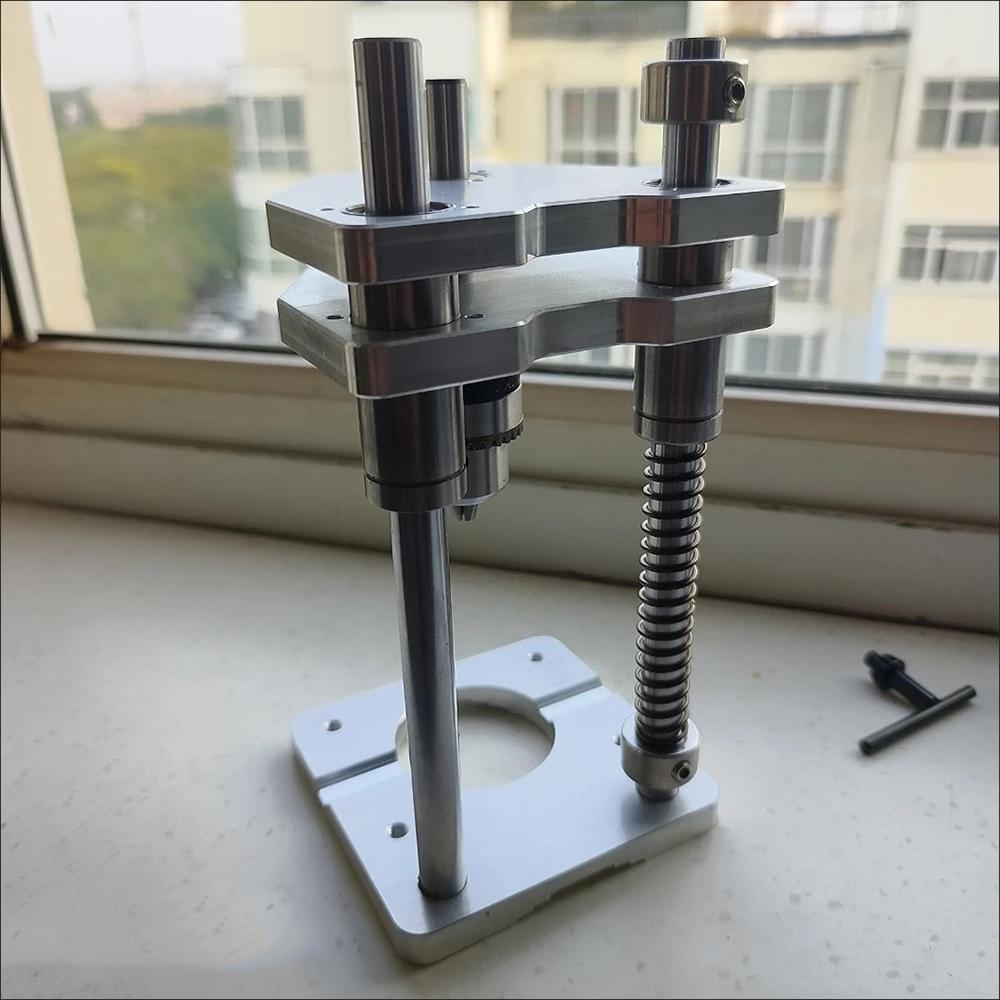 1Pc Precision Portable Drillling Guide Jig, Woodworking Adjustable Punch Locator or Straight Hole Drilling Template Tool