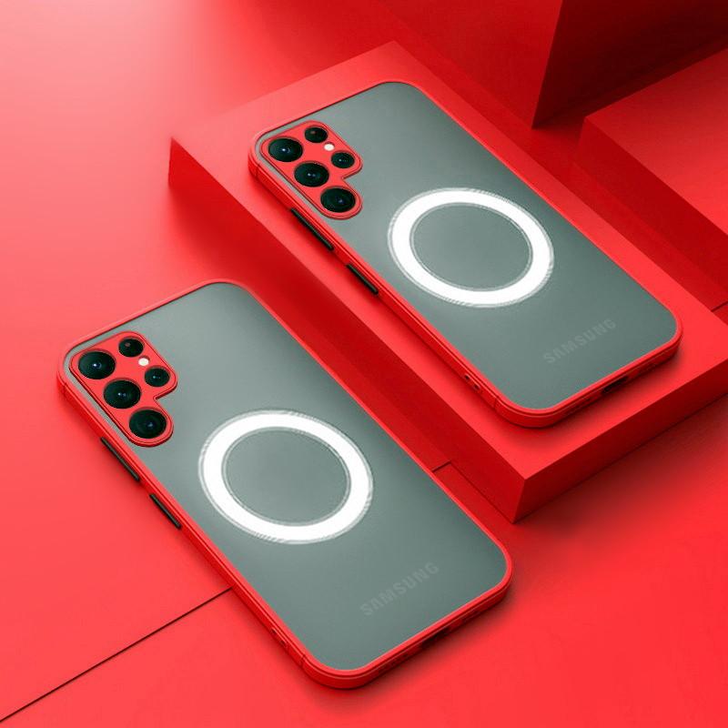 

Magsafe Shockproof Cases For Samsung Galaxy A35 A52 S A25 A57 A34 A54 A37 A17 A07 A56 A36 A26 A16 A55 5G Magnetic Charging Cover Galaxy A57 5G