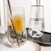 OLOEY Diamond-Patterned Heat-Resistant Glass Cup