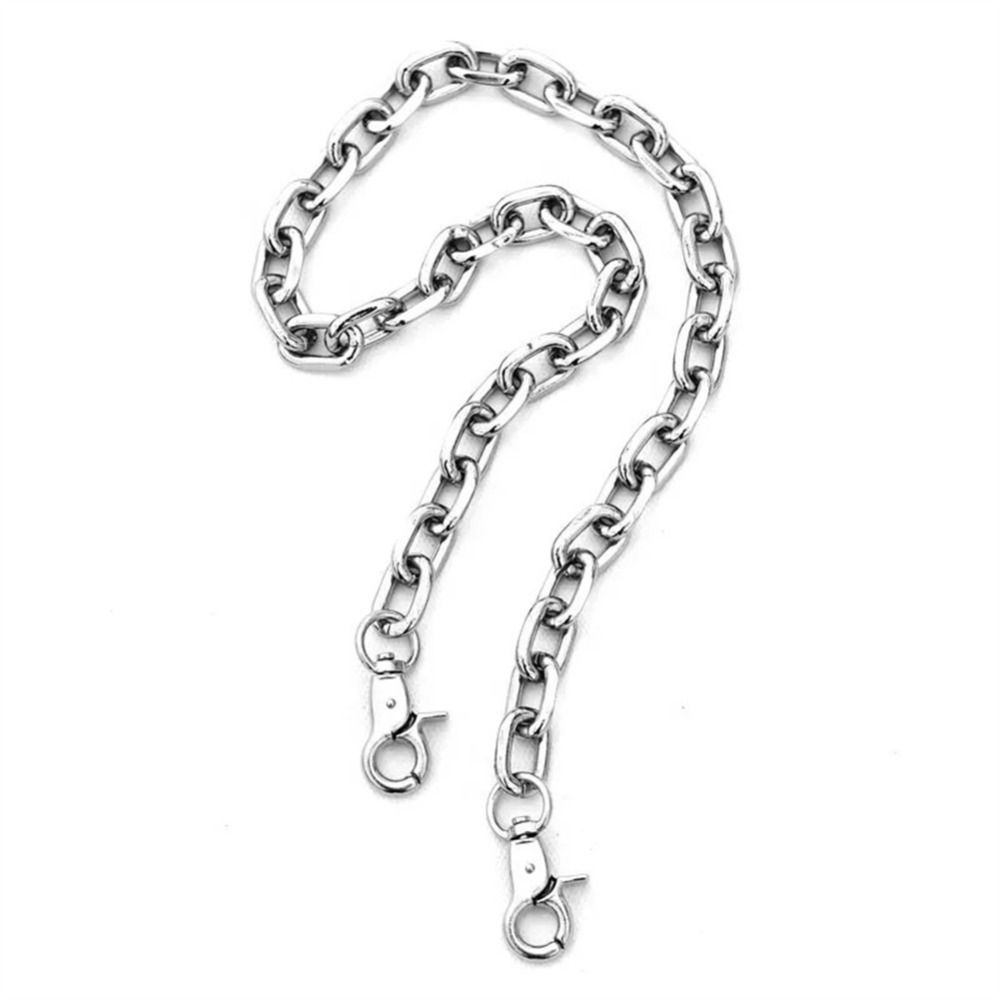 Rock Style Single Strands Pants KeyChain Big Ring Metal Link Wallet Chain Punk Biker Chain Street Wear