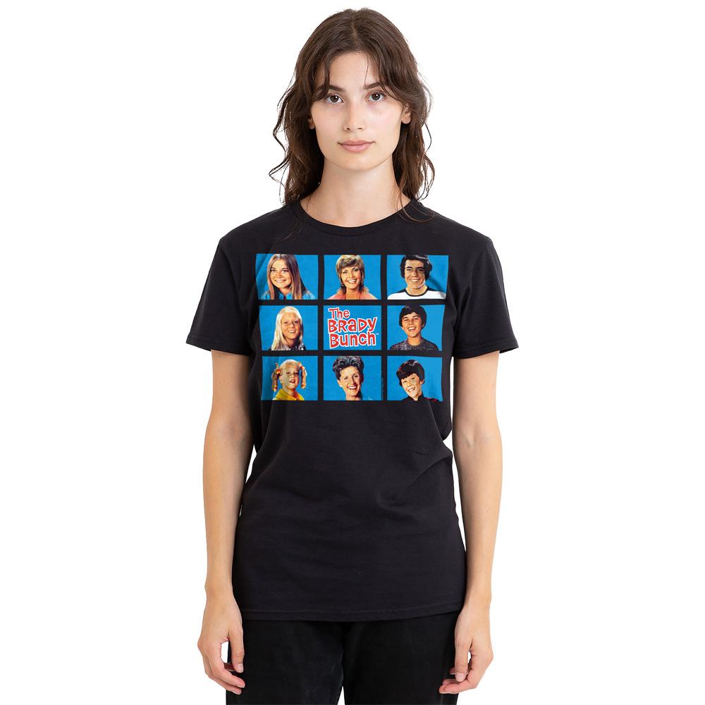 The Brady Bunch Unisex Erwachsenen T-Shirt mit Rahmen